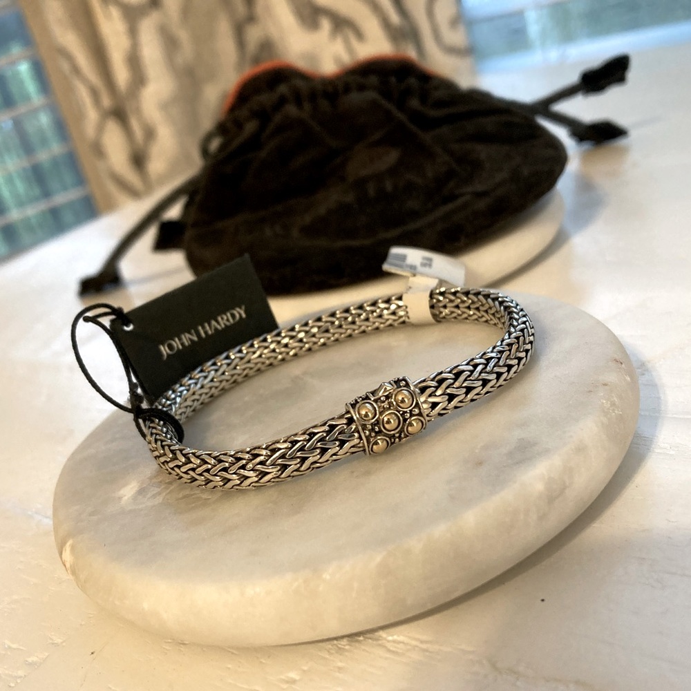 John Hardy Small Oval Chain Bracelet with Jaisalmer Clasp